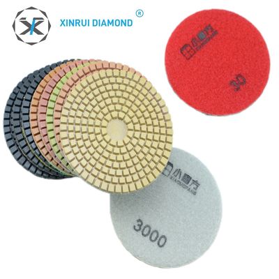 XINRUI-PAD 그라나이트 대리석 세라믹의 습한 다이아몬드 롤링 패드 총 무게 0.500kg