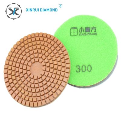 3단계 건조 닦기 패드 대리석 대리석 모래 돌 4 인치 열 분산 0.500kg