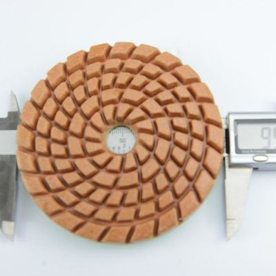 100mm 다이아몬드 젖은 樹脂 granite와 대리석 Xiaomofang 닦기 패드 전체 지불