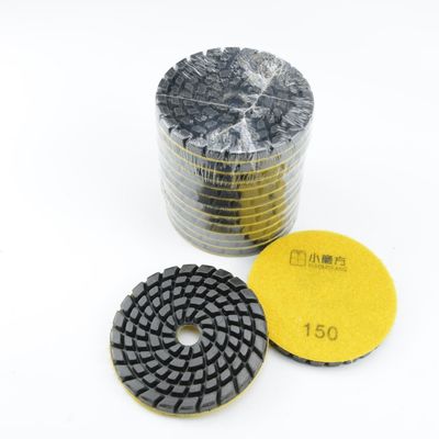 100mm 다이아몬드 젖은 樹脂 granite와 대리석 Xiaomofang 닦기 패드 전체 지불
