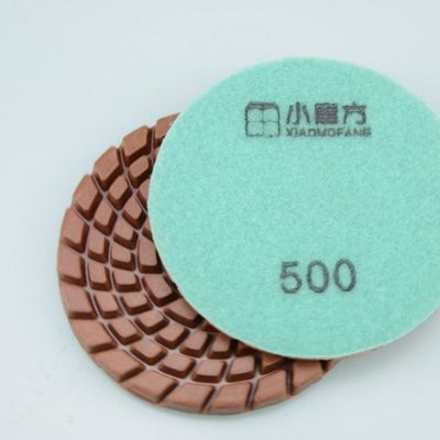 100mm 다이아몬드 젖은 樹脂 granite와 대리석 Xiaomofang 닦기 패드 전체 지불