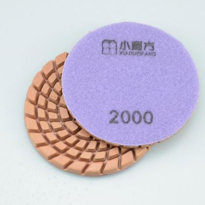 100mm 다이아몬드 젖은 樹脂 granite와 대리석 Xiaomofang 닦기 패드 전체 지불
