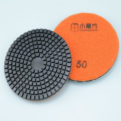 돌 대리석 대리석 7단계 다이아몬드 닦기 패드 50-3000 자갈 내구성 및 컵 디자인