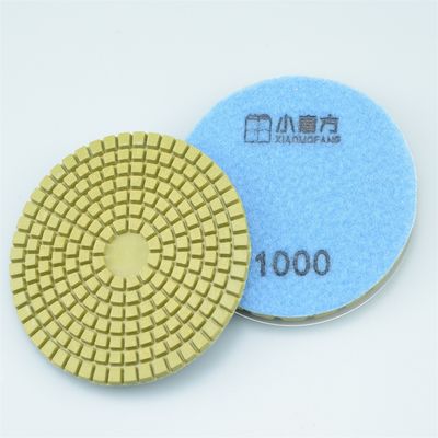 돌 대리석 대리석 7단계 다이아몬드 닦기 패드 50-3000 자갈 내구성 및 컵 디자인